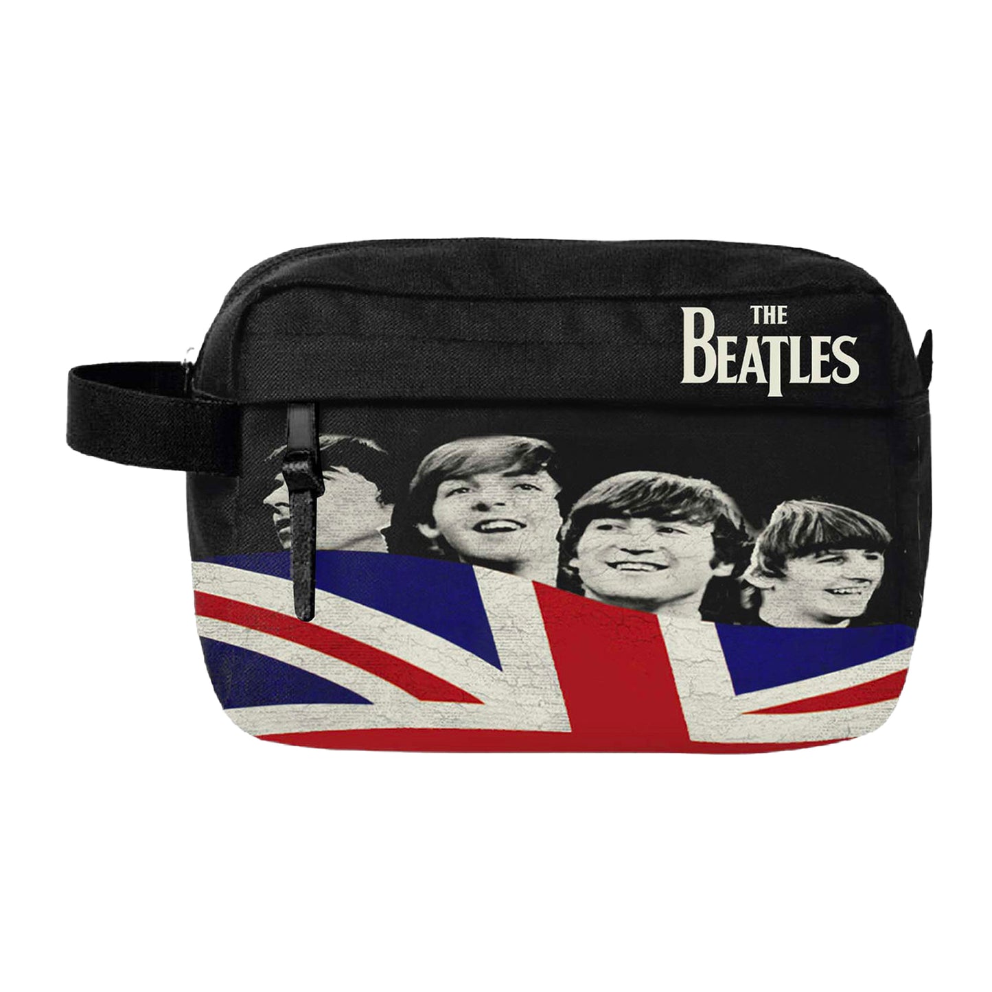 Black - Front - The Beatles Let It Be Flag Wash Bag