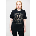 Black - Pack Shot - Guns N Roses Unisex Adult Top Hat, Skull & Pistols Las Vegas T-Shirt