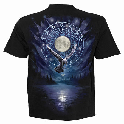Black - Back - Spiral Direct Unisex Adult Witchcraft Back Print T-Shirt