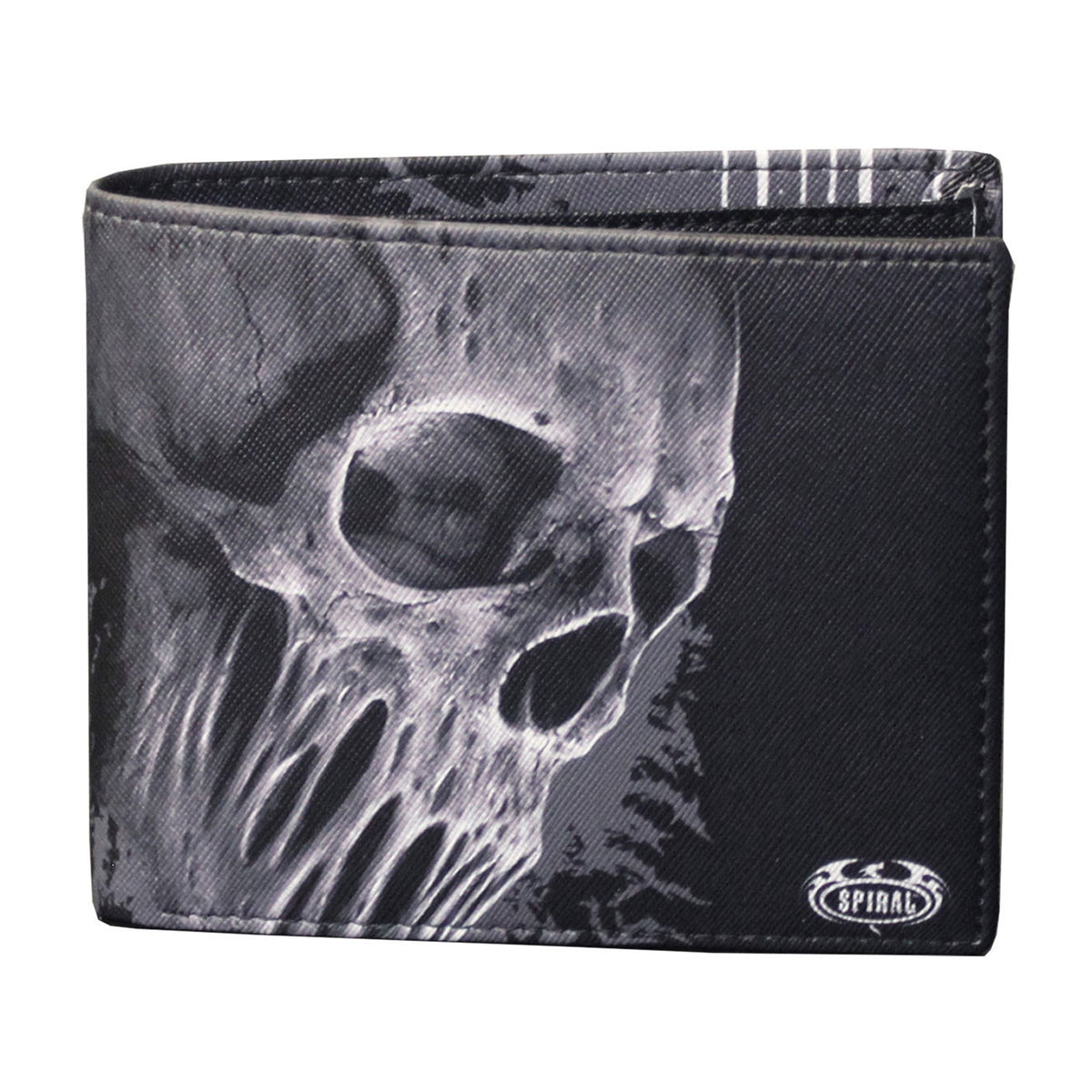 Black - Front - Spiral Direct Bat Curse Wallet