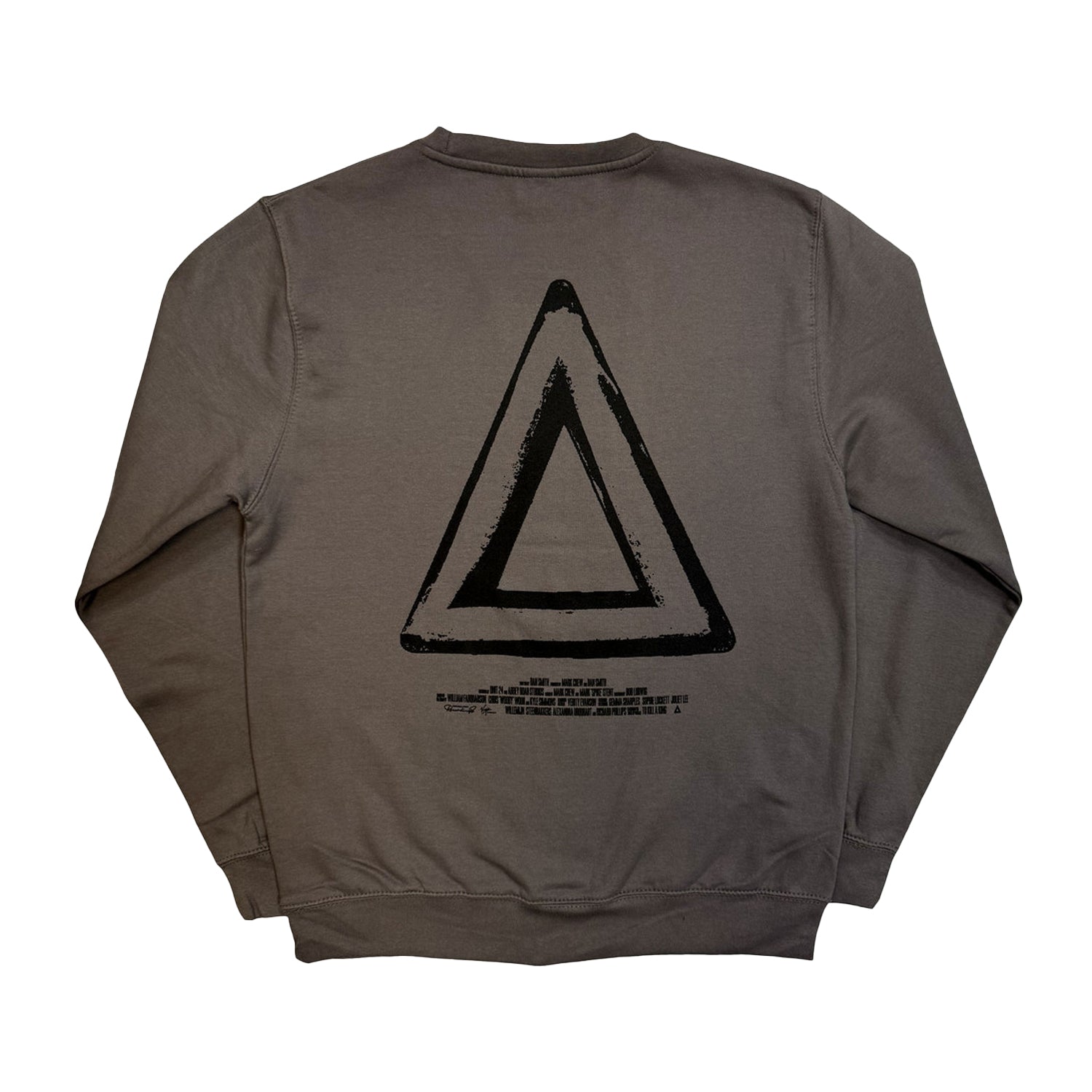 Charcoal Grey - Back - Bastille Unisex Adult Repeat Logo Sweatshirt
