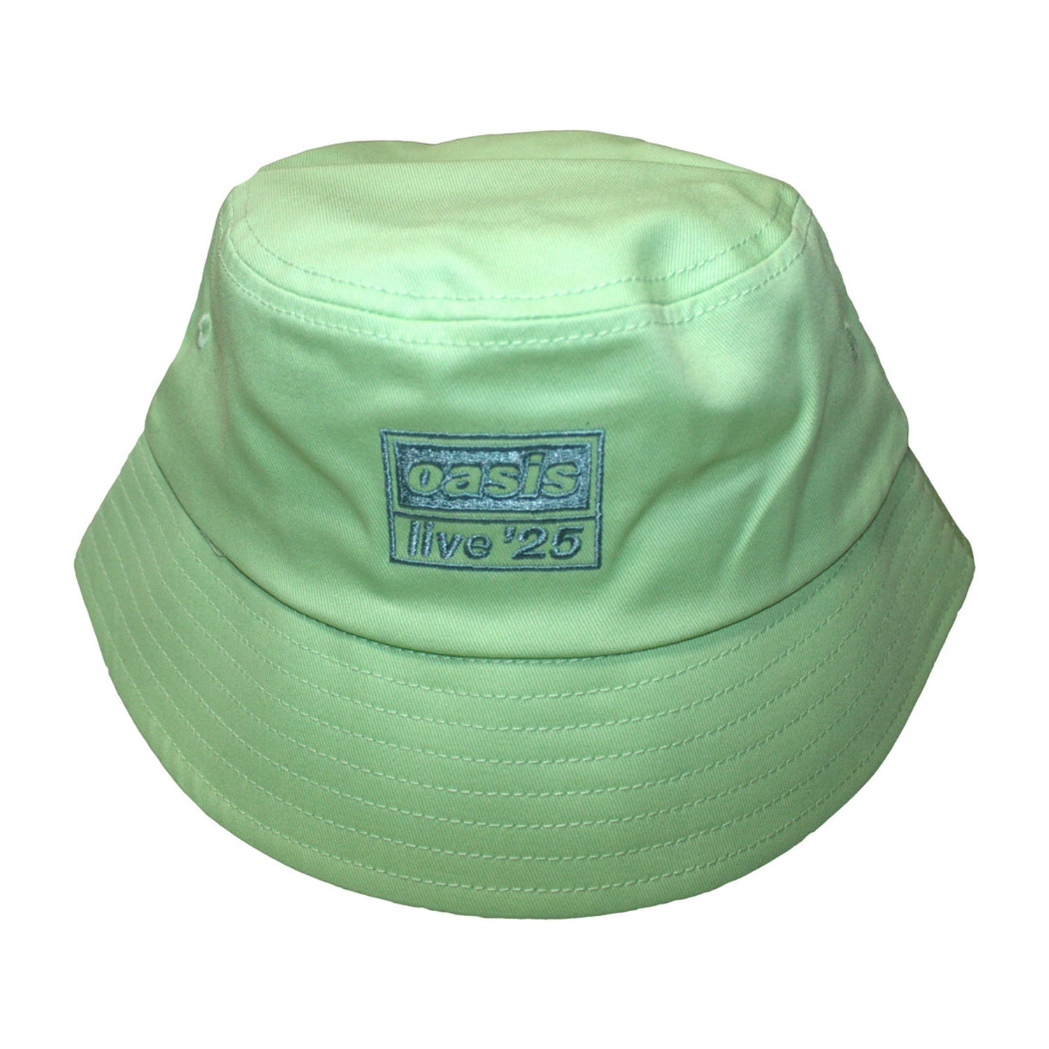 Mint Green - Front - Oasis Live ´25 Logo Bucket Hat