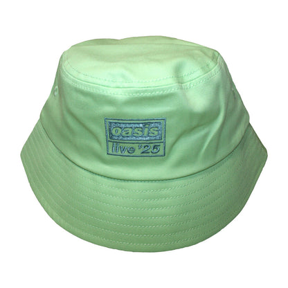Mint Green - Front - Oasis Live ´25 Logo Bucket Hat