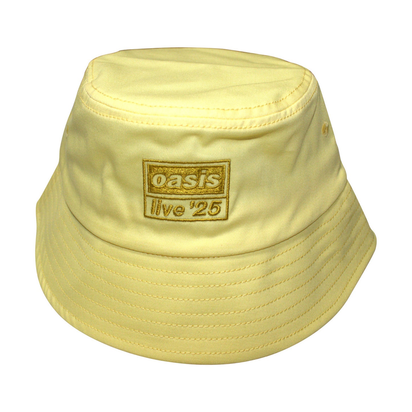 Yellow - Front - Oasis Live ´25 Logo Bucket Hat