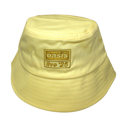 Yellow - Front - Oasis Live ´25 Logo Bucket Hat