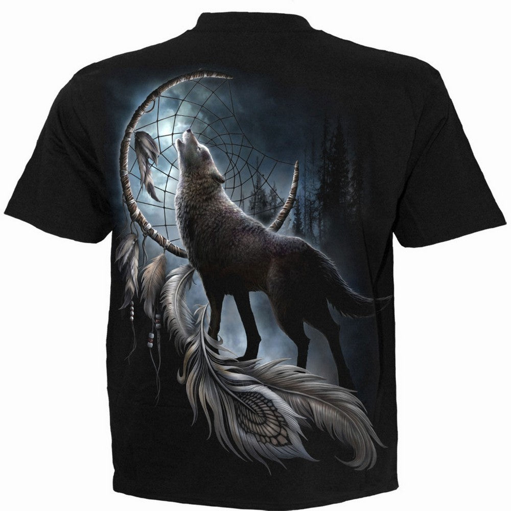 Black - Back - Spiral Direct Unisex Adult From Darkness Back Print T-Shirt