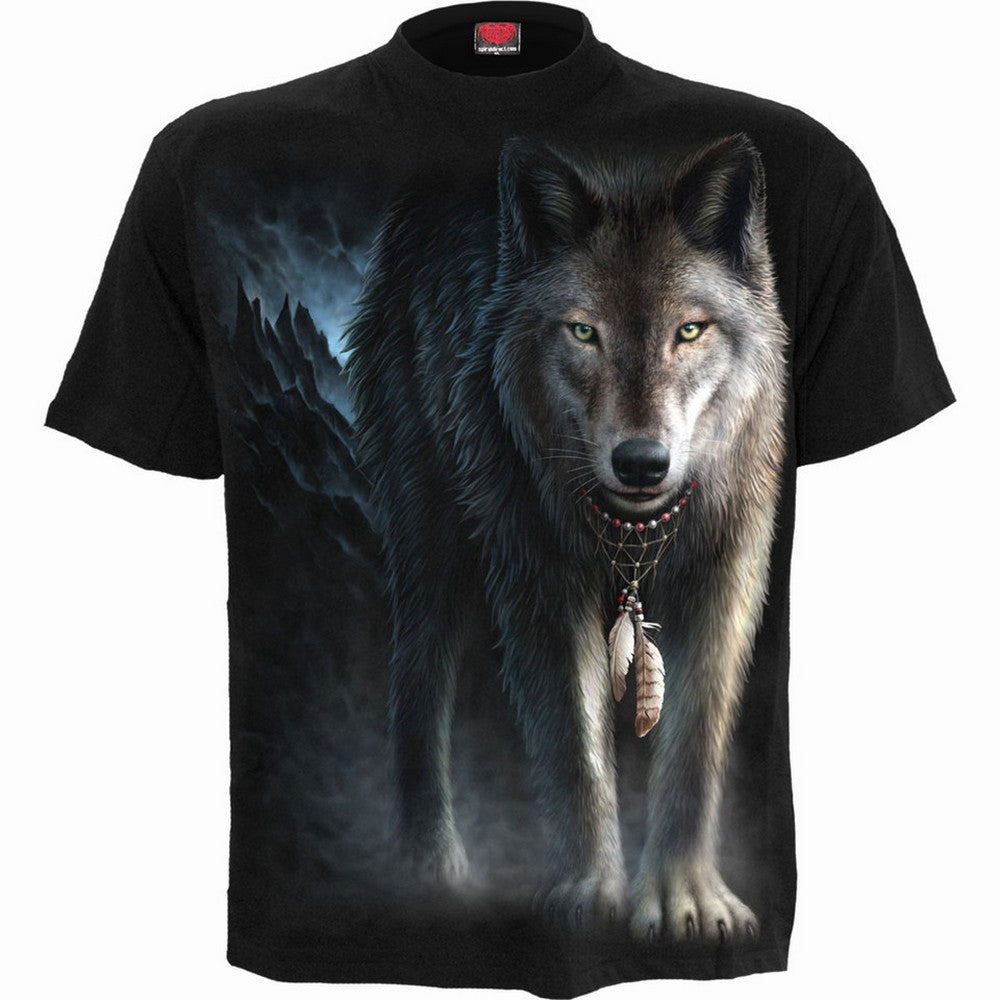 Black - Front - Spiral Direct Unisex Adult From Darkness Back Print T-Shirt