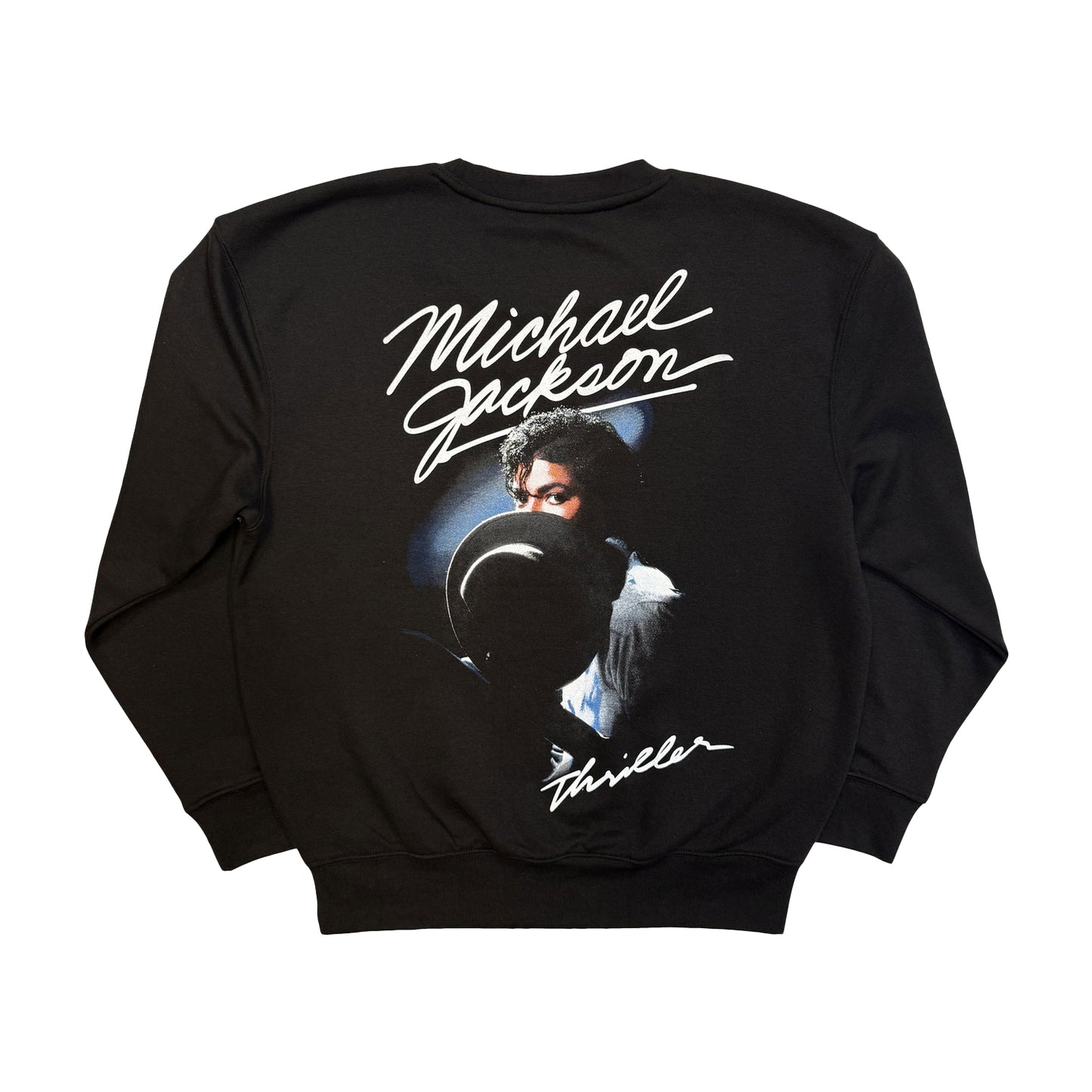 Black - Back - Michael Jackson Unisex Adult Thriller Back Print Sweatshirt