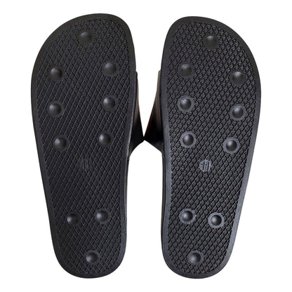 Black - Back - Spiral Direct Unisex Adult Skull Blast Sliders