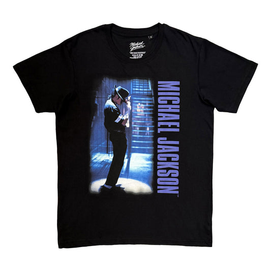Black - Front - Michael Jackson Unisex Adult Black Or White Panther Dance T-Shirt