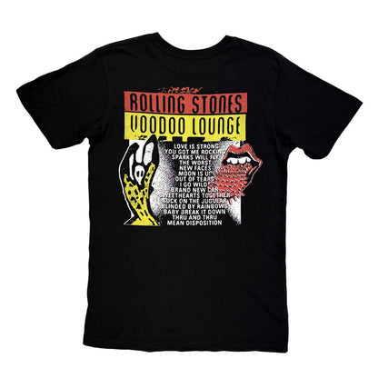 Black - Back - The Rolling Stones Unisex Adult Voodoo Lounge T-Shirt