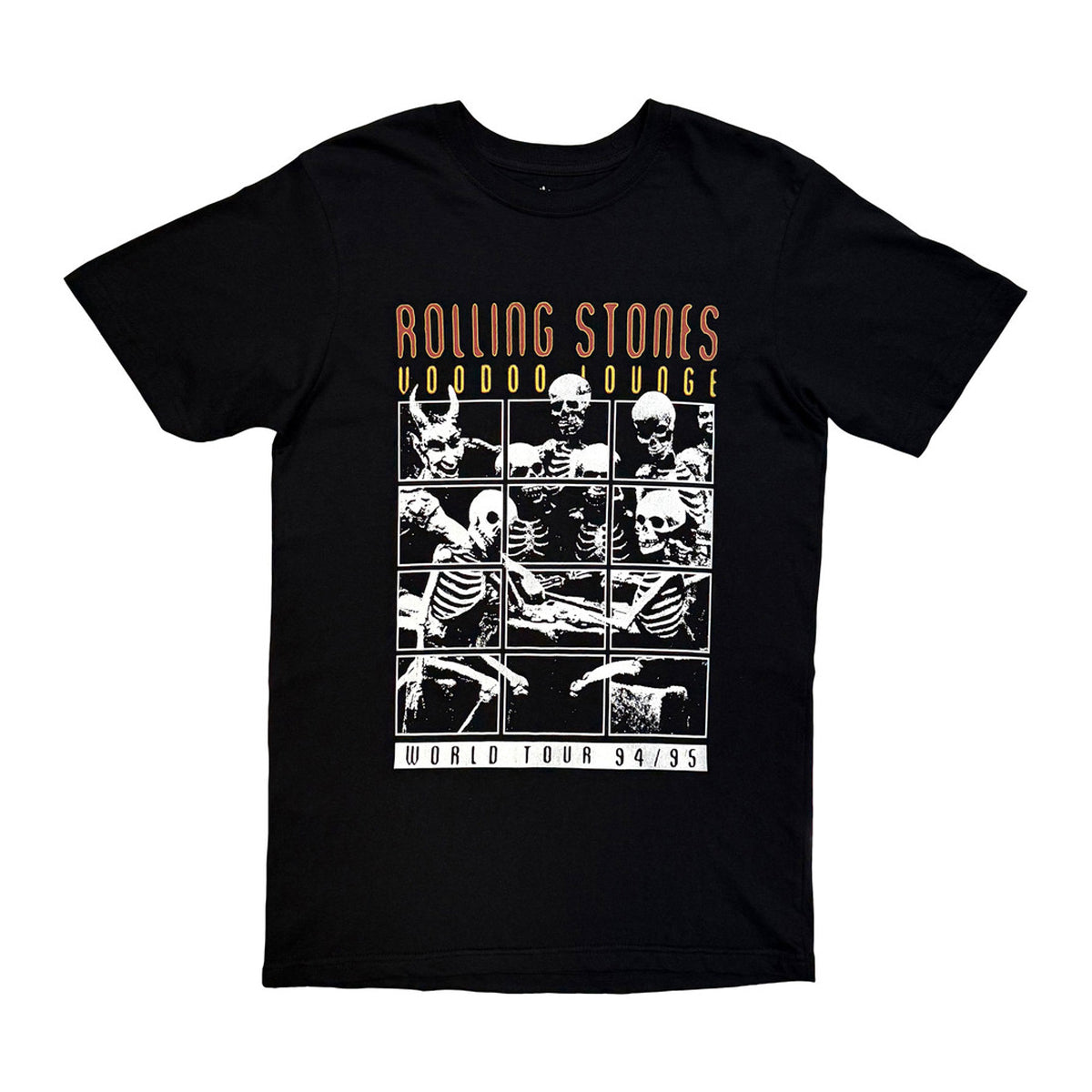 Black - Front - The Rolling Stones Unisex Adult Voodoo Lounge T-Shirt