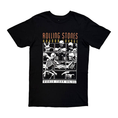 Black - Front - The Rolling Stones Unisex Adult Voodoo Lounge T-Shirt