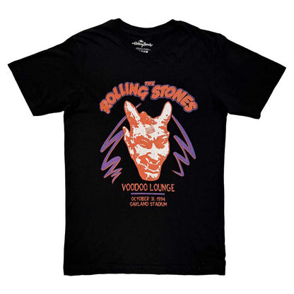 Black - Front - The Rolling Stones Unisex Adult Voodoo Oakland Stadium T-Shirt