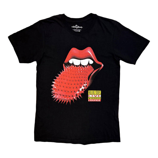 Black - Front - The Rolling Stones Unisex Adult Live Voodoo Lounge Tongue T-Shirt