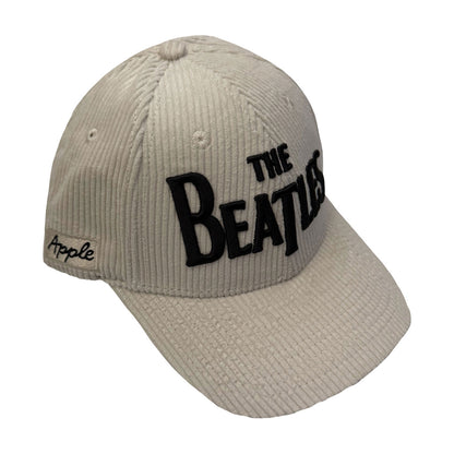 Natural - Front - The Beatles Unisex Adult Drop T Logo Baseball Cap