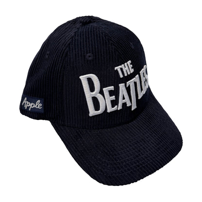 Navy Blue - Front - The Beatles Unisex Adult Drop T Logo Baseball Cap