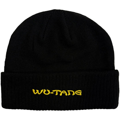 Black - Back - Wu-Tang Clan Unisex Adult Logo Beanie