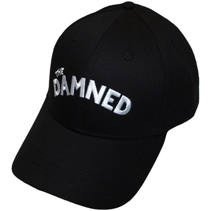 Black - Front - The Damned Unisex Adult Arched Logo Baseball Cap