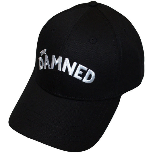 Black - Front - The Damned Unisex Adult Arched Logo Baseball Cap