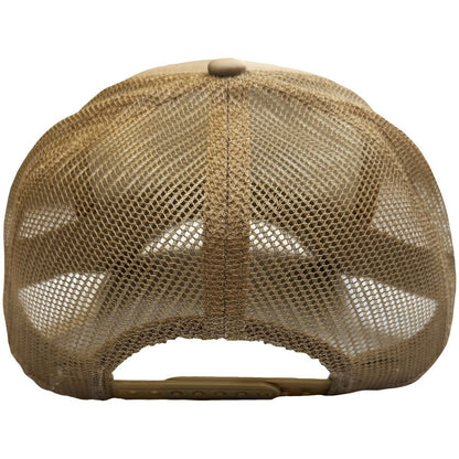 Sand - Back - Death Row Records Unisex Adult Execution Circle Logo Mesh Back Trucker Cap