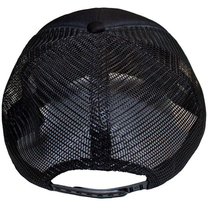 Black - Back - Kings Of Leon Unisex Adult Can We Please Have Fun Mesh Back Trucker Cap