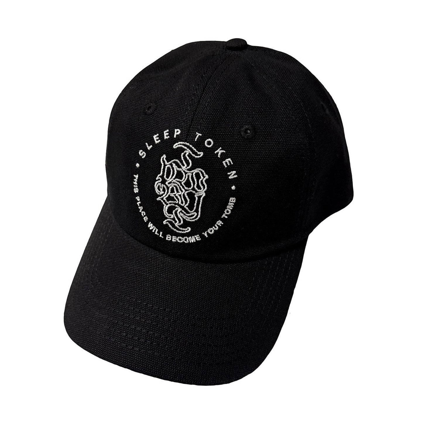 Black - Front - Sleep Token Unisex Adult Tomb Baseball Cap