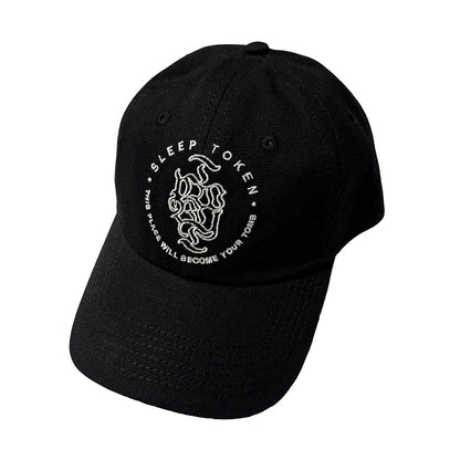 Black - Front - Sleep Token Unisex Adult Tomb Baseball Cap