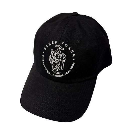 Black - Front - Sleep Token Unisex Adult Tomb Baseball Cap