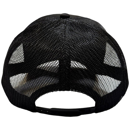 Black - Back - Spinal Tap Unisex Adult Logo Mesh Back Trucker Cap