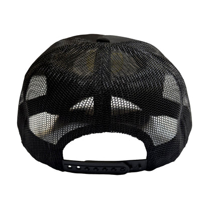 Black - Back - Wu-Tang Clan Unisex Adult Forever Worldwide Mesh Back Trucker Cap