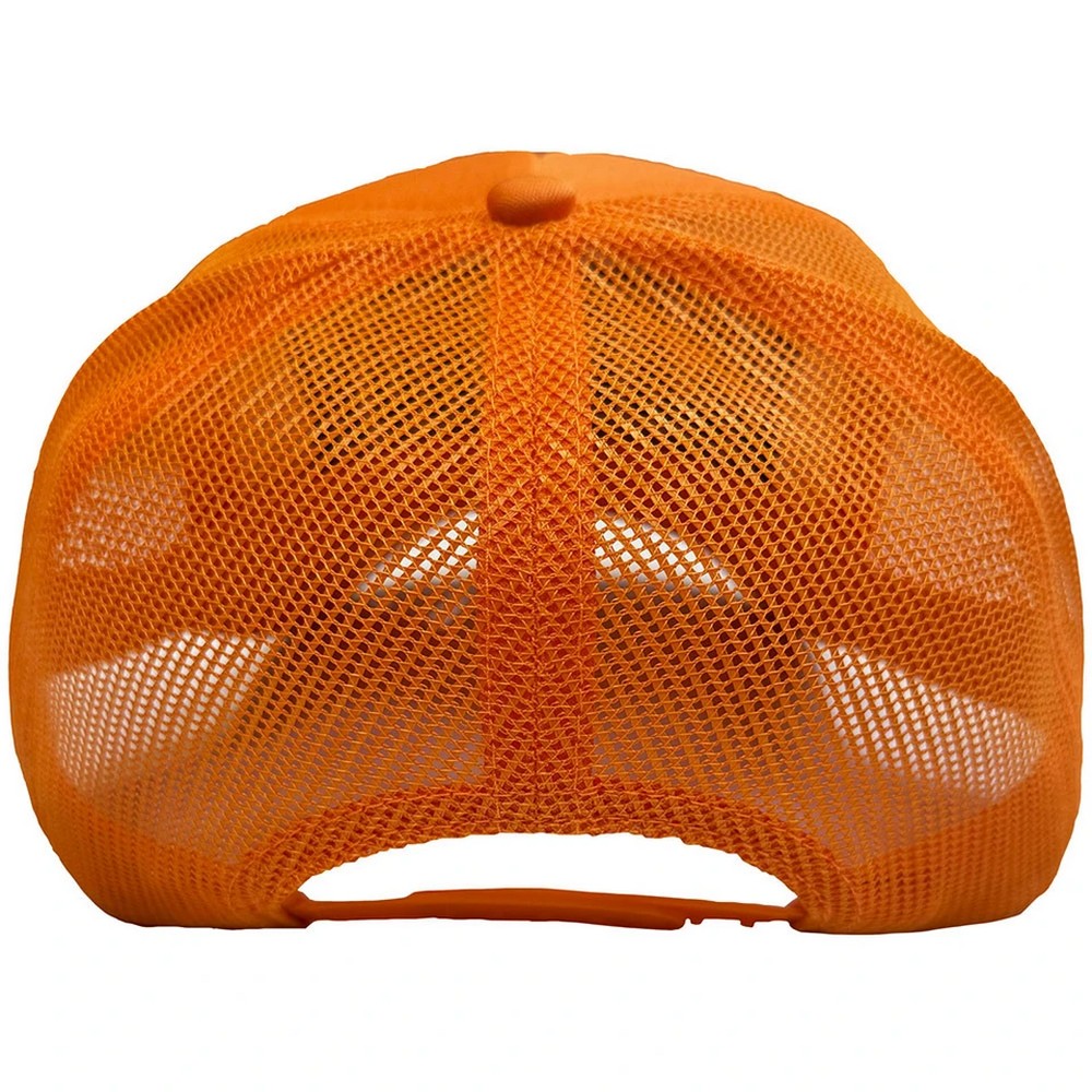 Orange - Back - Death Row Records Text Logo Baseball Cap