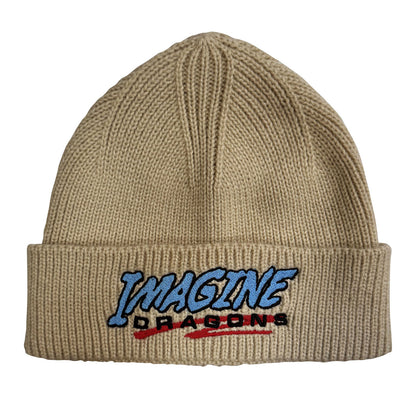 Natural - Front - Imagine Dragons Logo Beanie