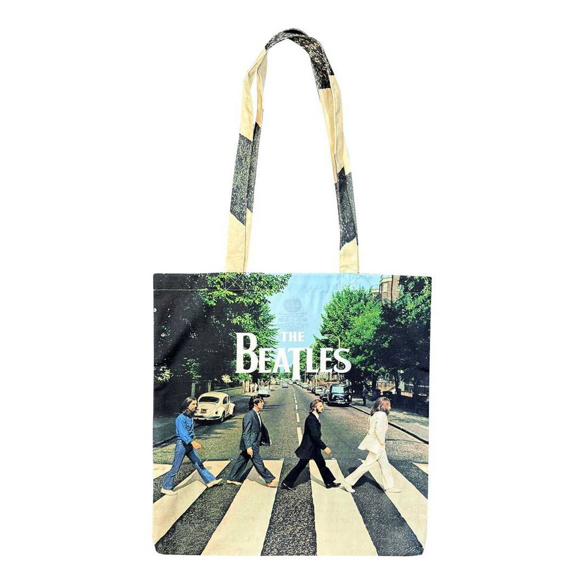 Black - Front - The Beatles Abbey Road Cotton Tote Bag
