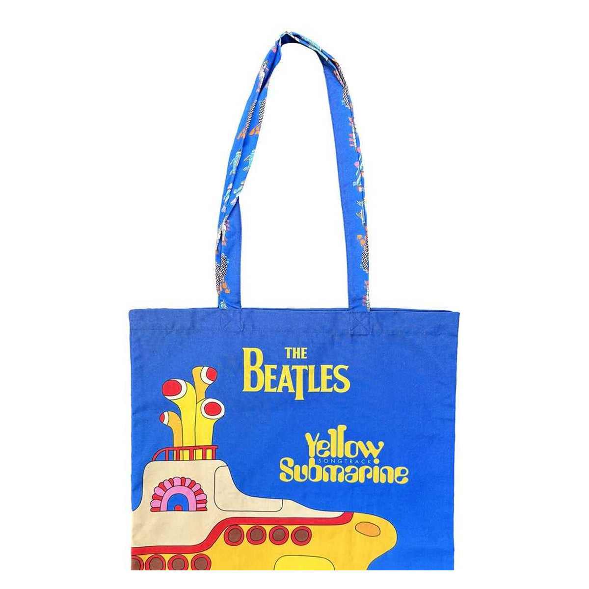 Blue - Back - The Beatles Yellow Submarine Cotton Tote Bag