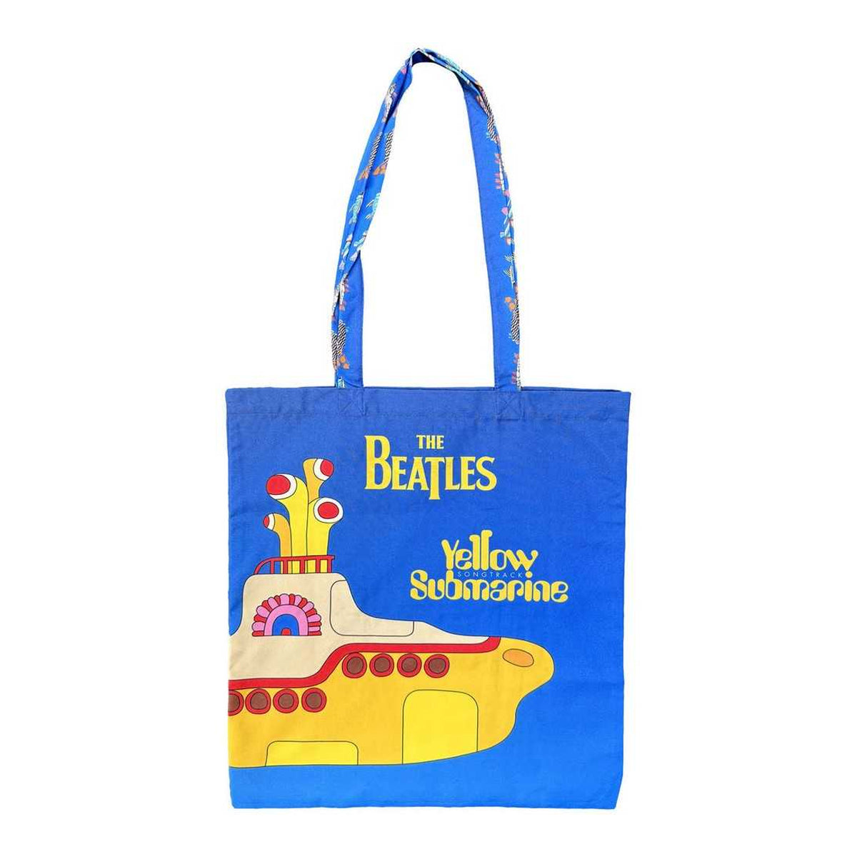 Blue - Front - The Beatles Yellow Submarine Cotton Tote Bag