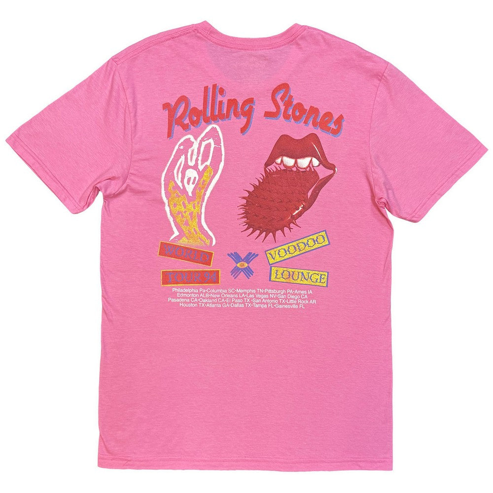 Pink - Back - The Rolling Stones Unisex Adult Voodoo Lounge 1999 T-Shirt
