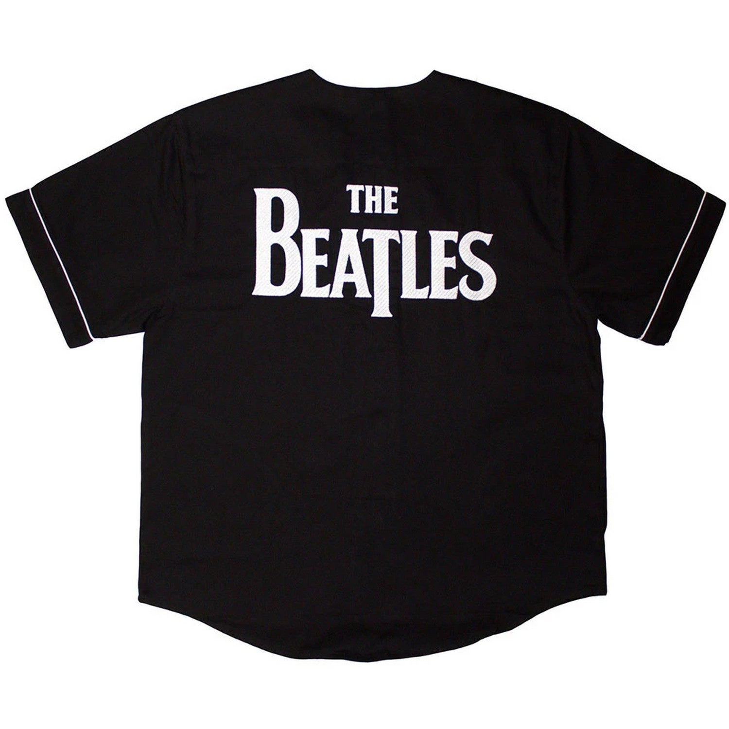 Black - Back - The Beatles Unisex Adult Walking Baseball Jersey