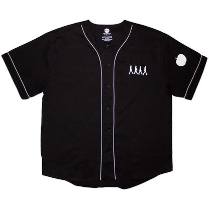 Black - Front - The Beatles Unisex Adult Walking Baseball Jersey