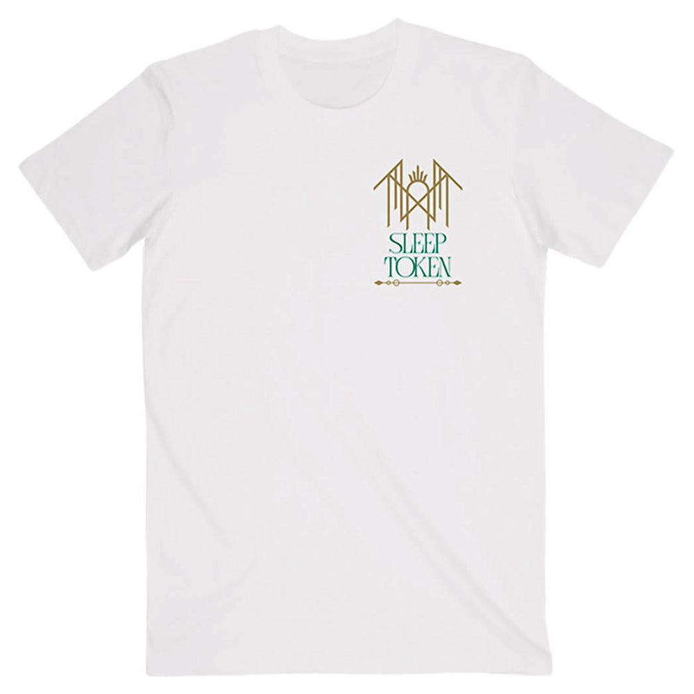 White - Front - Sleep Token Unisex Adult The House Must Endure T-Shirt