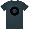 Denim Blue - Front - Oasis Unisex Adult Live Forever Single T-Shirt