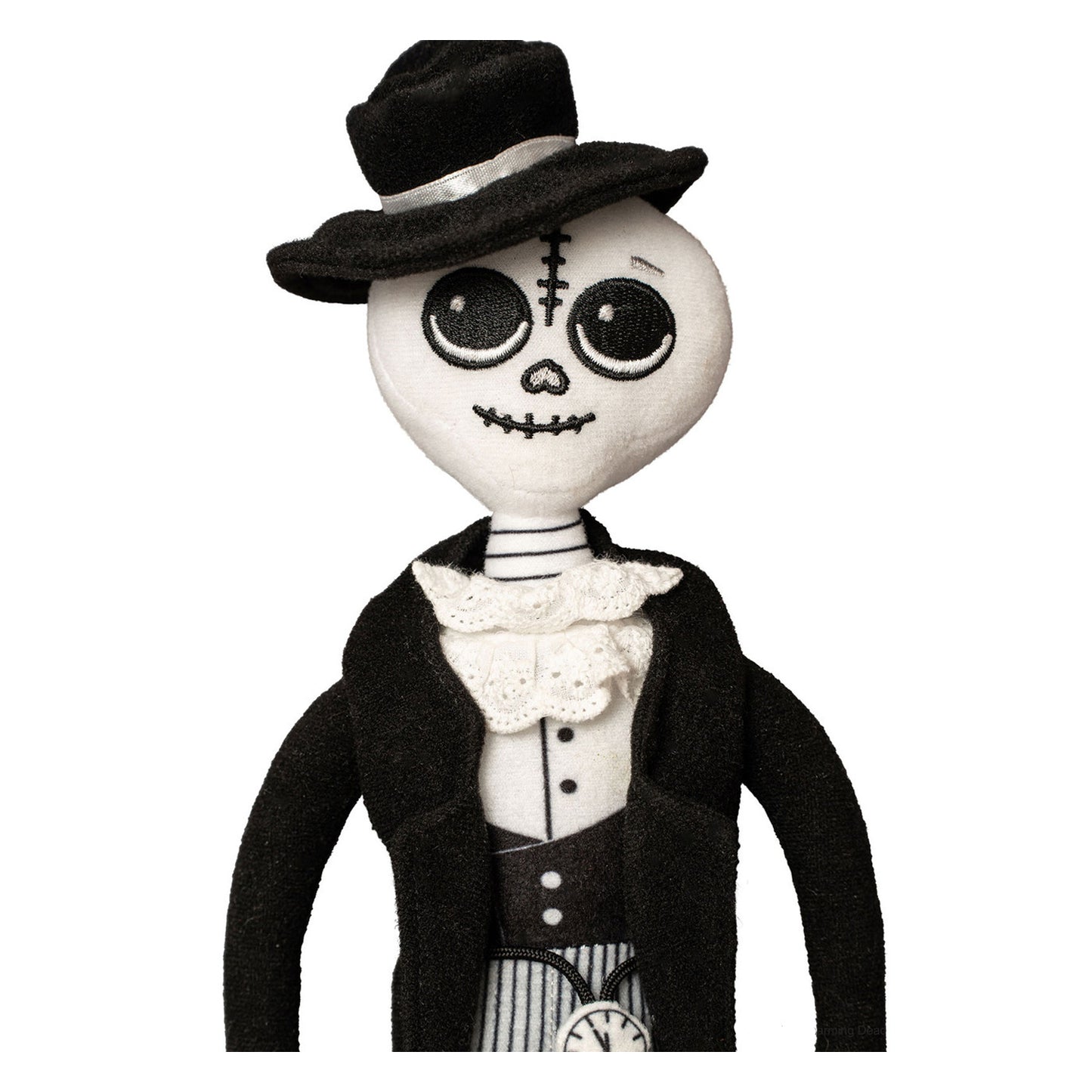Black-White - Side - My Charming Dead Papa Dread Plush Toy (Pack of 6)