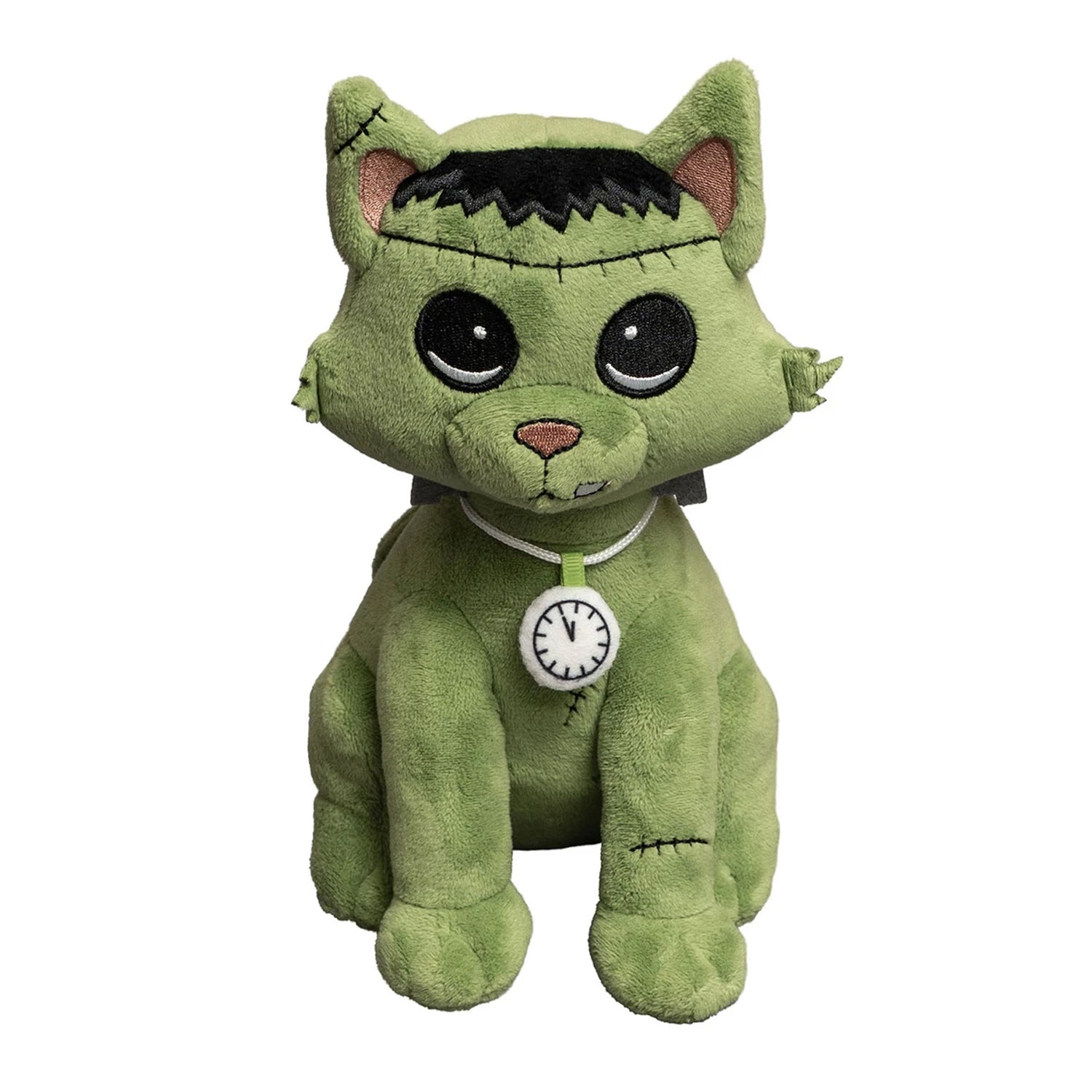 Green - Front - My Charming Dead Felinestein Plush Toy (Pack of 6)