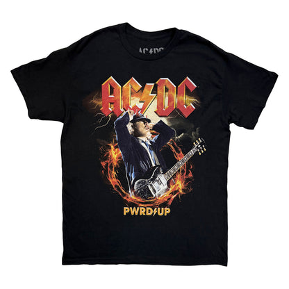Black - Front - AC-DC Unisex Adult Angus Horns EU Tour ´25 T-Shirt