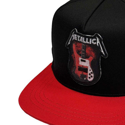 Black-Red - Side - Metallica Unisex Adult Cliff Em All Snapback Baseball Cap