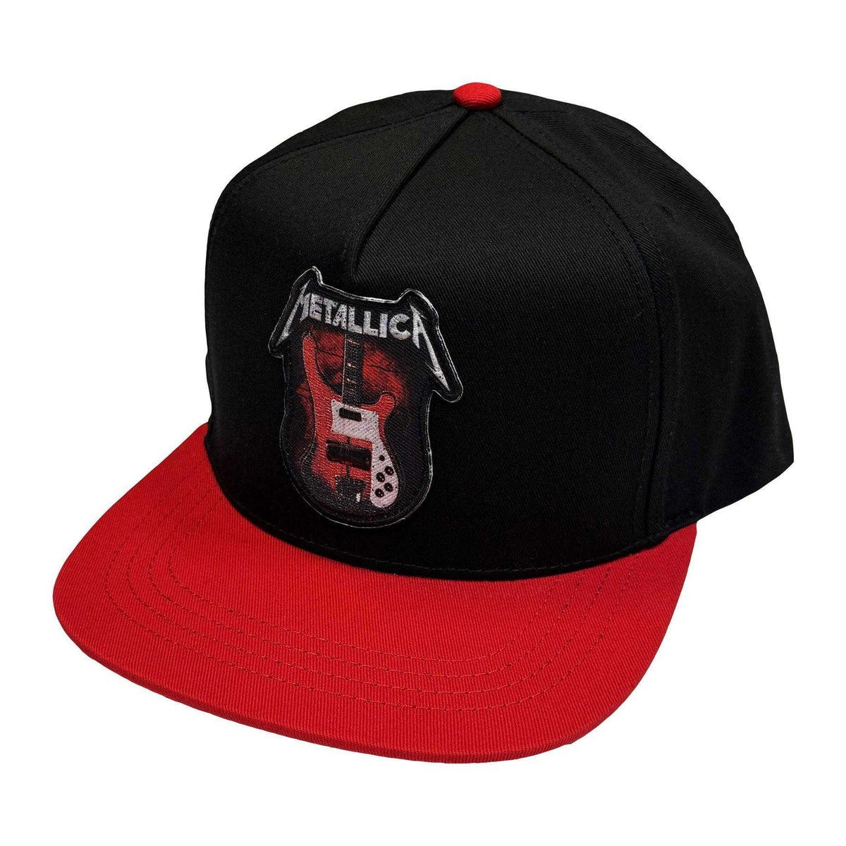 Black-Red - Front - Metallica Unisex Adult Cliff Em All Snapback Baseball Cap