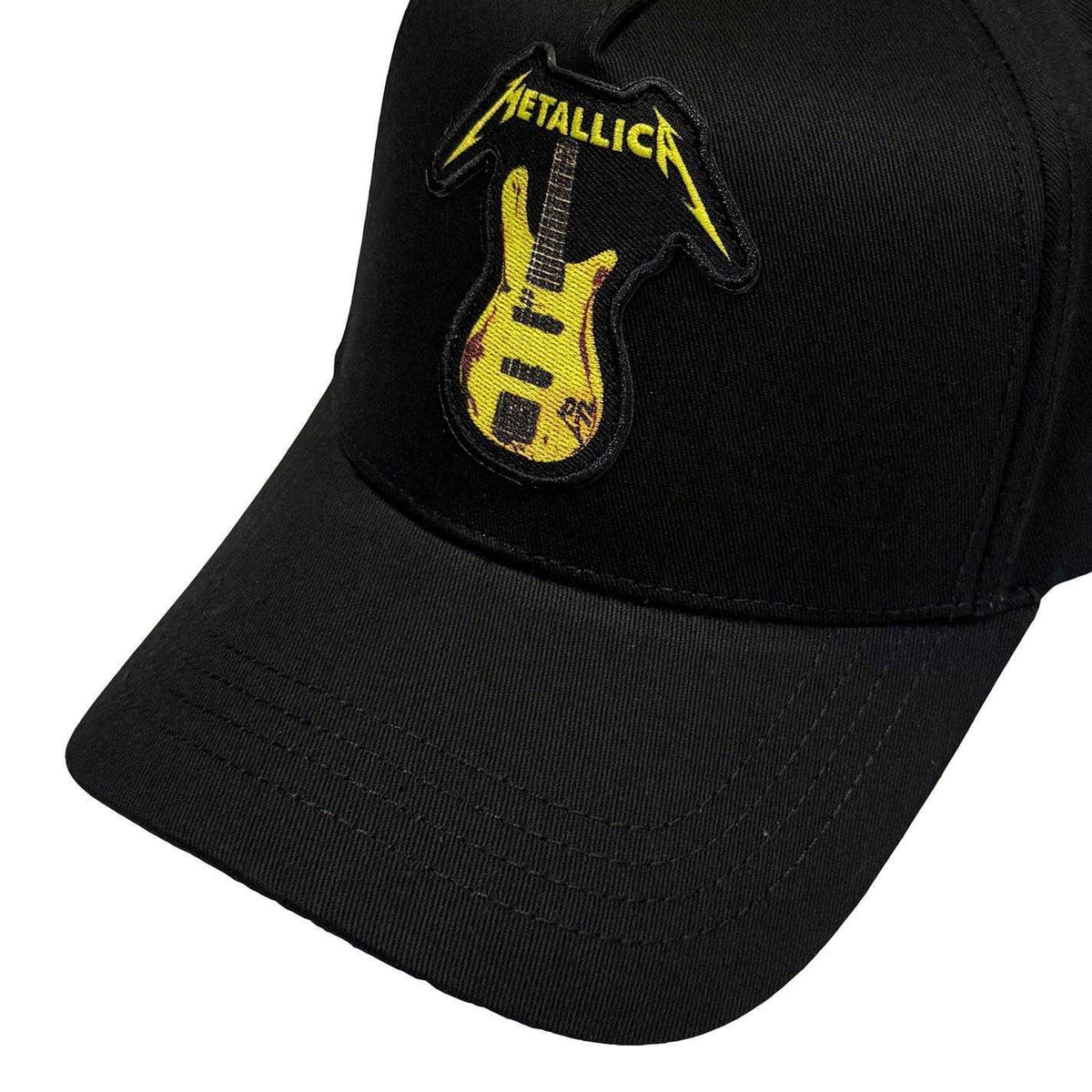 Black - Side - Metallica Unisex Adult Robb Bass Baseball Cap