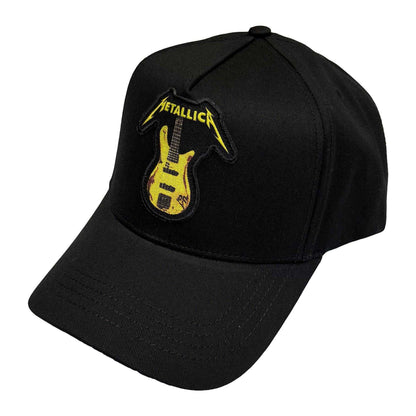 Black - Front - Metallica Unisex Adult Robb Bass Baseball Cap