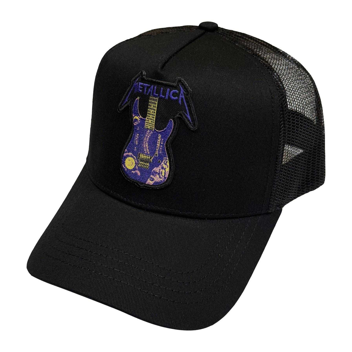 Black - Front - Metallica Unisex Adult Ouija Guitar Baseball Cap