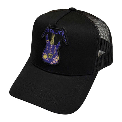 Black - Front - Metallica Unisex Adult Ouija Guitar Baseball Cap